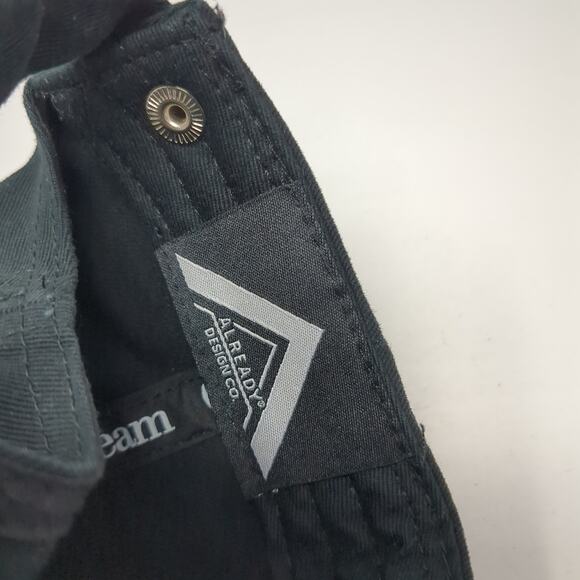 Gulfstream G600 Slideback Baseball Cap Black One Size Adjustable Embroidered - Picture 9 of 11